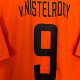 2002/04 NETHERLANDS V.NISTELROOY #9 HOME SHIRT (M) NIKE