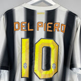 2011/12 JUVENTUS DEL PIERO #10 HOME SHIRT (XL) NIKE