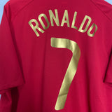 2008/10 PORTUGAL RONALDO #7 HOME SHIRT (XL) NIKE