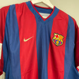 2002/03 BARCELONA RIQUELME #10 HOME SHIRT (M) NIKE