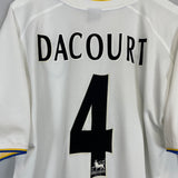 2000/01 LEEDS UNITED DACOURT #4 HOME SHIRT (L) NIKE