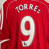 2006/08 LIVERPOOL TORRES #9 HOME SHIRT (XL) ADIDAS