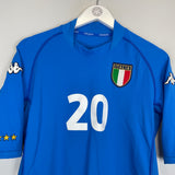 2002 ITALY TOTTI #10 HOME SHIRT (L) KAPPA