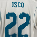 2017/18 REAL MADRID ISCO #22 HOME SHIRT (M) ADIDAS