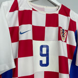 2002/03 CROATIA SUKER #9 HOME SHIRT (L) NIKE