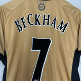 2001/02 MANCHESTER UNITED BECKHAM #7 *CENTENARY* AWAY/THIRD SHIRT (M) UMBRO