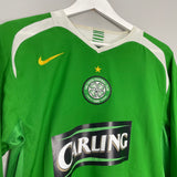 2005/06 CELTIC NAKAMURA #25 L/S HOME SHIRT (S/M) NIKE