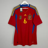 2010/11 SPAIN INIESTA #6 *BNWT* HOME SHIRT (XL) ADIDAS