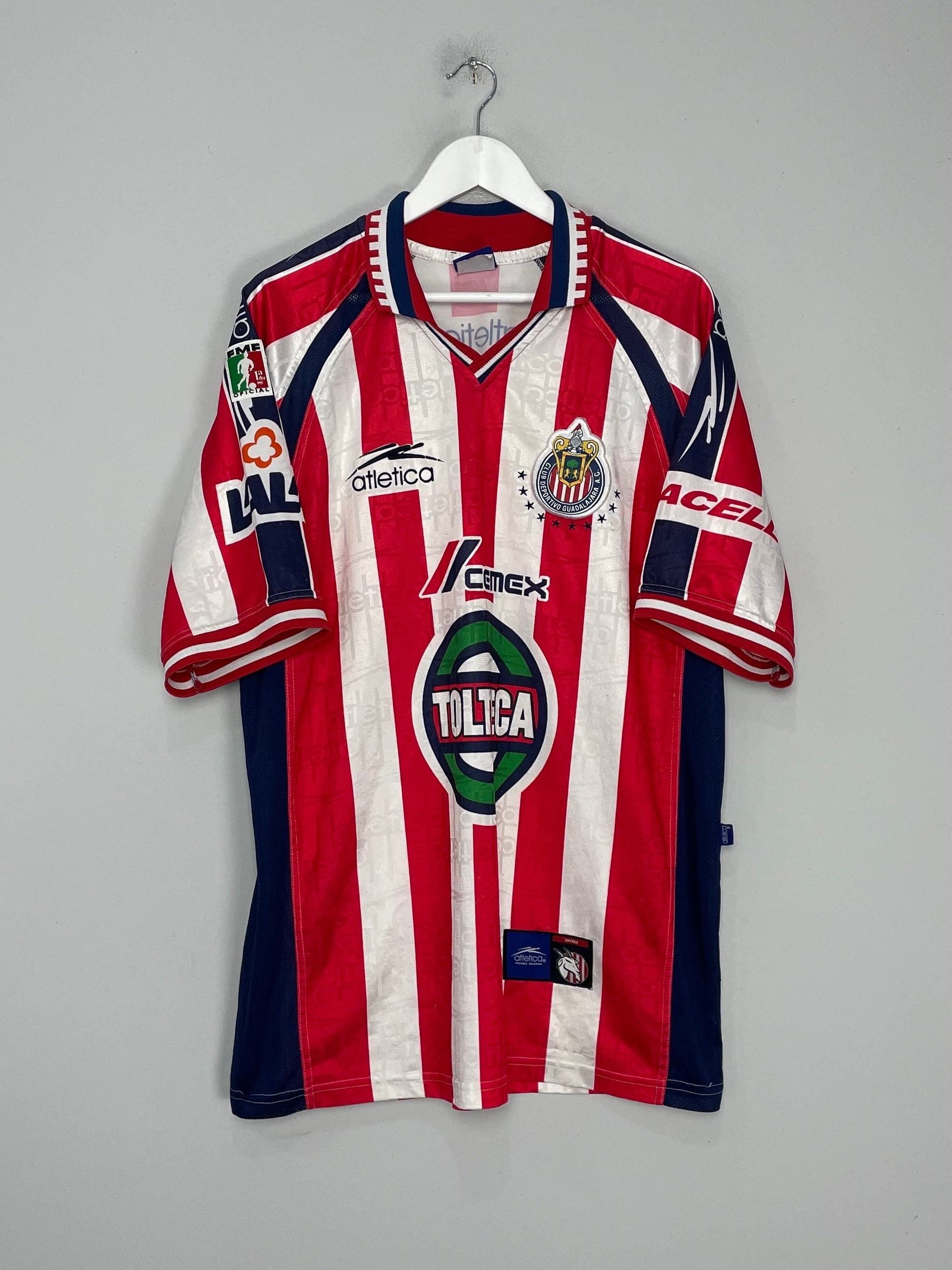 1999/00 CHIVAS GUADALAJARA HOME SHIRT (XL) ATLETICA