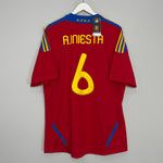 2010/11 SPAIN INIESTA #6 *BNWT* HOME SHIRT (XL) ADIDAS