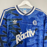 1992/93 SCHALKE HOME SHIRT (XL) ADIDAS