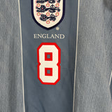 1996/97 ENGLAND GASCOIGNE #8 AWAY SHIRT (M) UMBRO