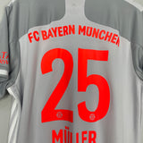 2020/21 BAYERN MUNICH MULLER #25 AWAY SHIRT (XL) ADIDAS