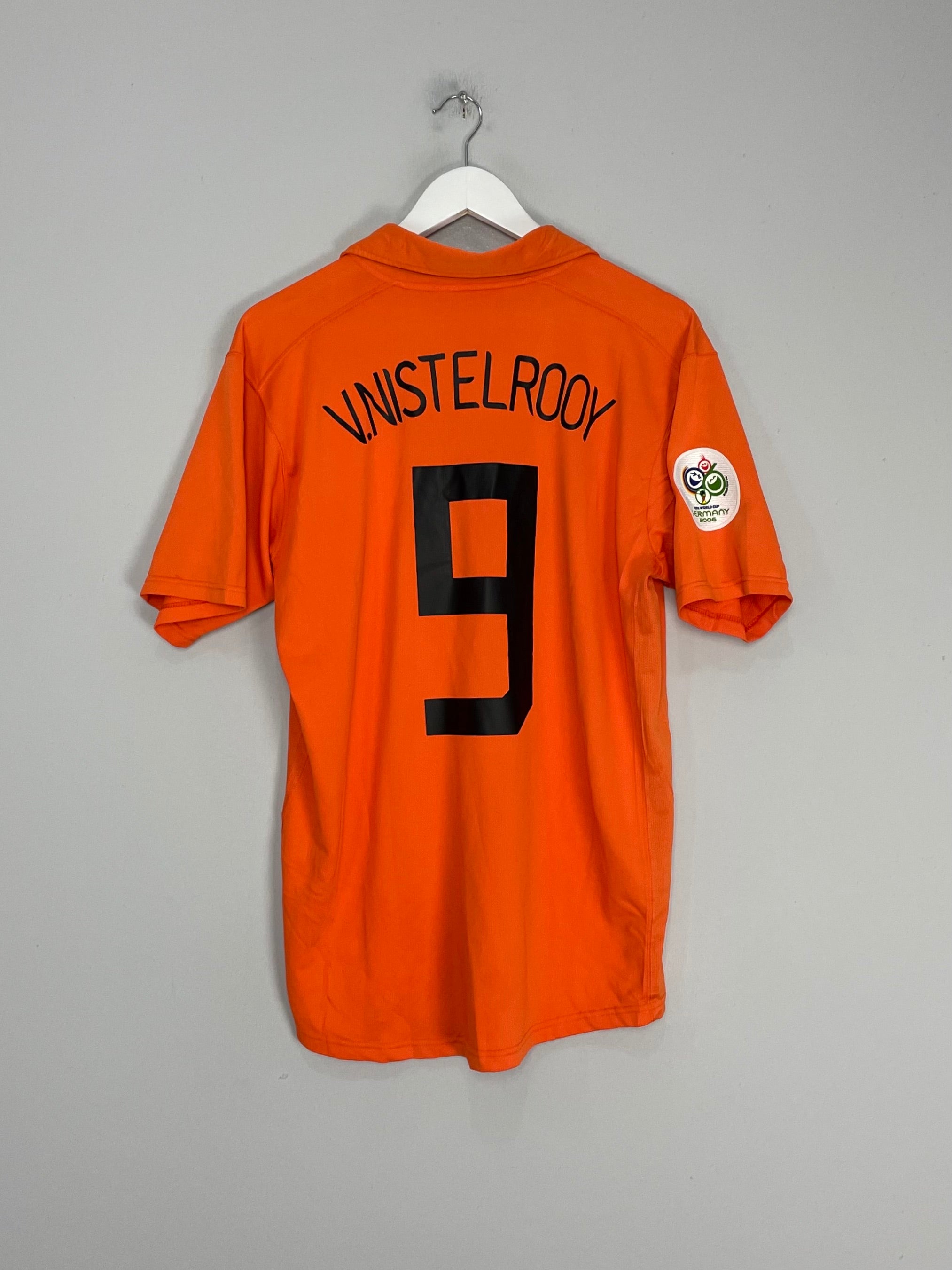 2006/08 NETHERLANDS V.NISTELROOY #9 HOME SHIRT (M) NIKE