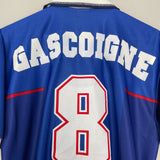 1997/99 RANGERS GASCOIGNE #8 HOME SHIRT (M) NIKE