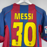 2004/05 BARCELONA MESSI #30 HOME SHIRT (S) NIKE