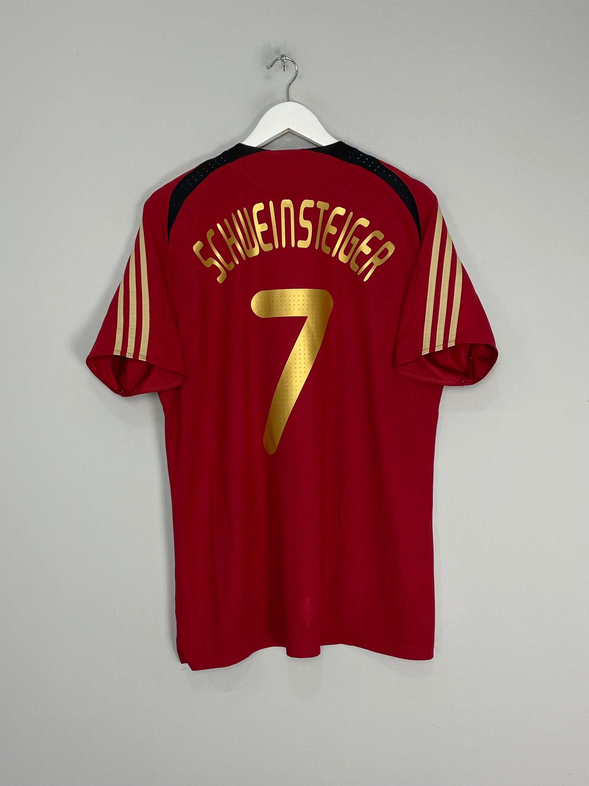 2008/09 GERMANY SCHWEINSTEIGER #7 AWAY SHIRT (L) ADIDAS