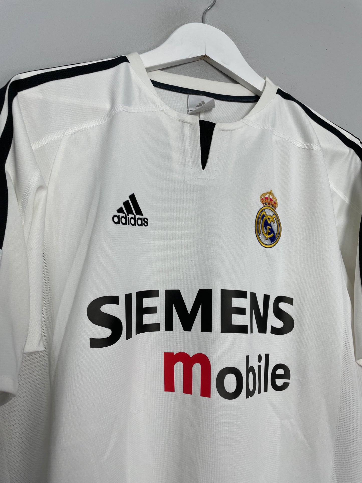 2003/04 REAL MADRID RONALDO #9 HOME SHIRT (M) ADIDAS