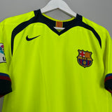 2006/07 BARCELONA RONALDINHO #10 THIRD SHIRT (M) NIKE