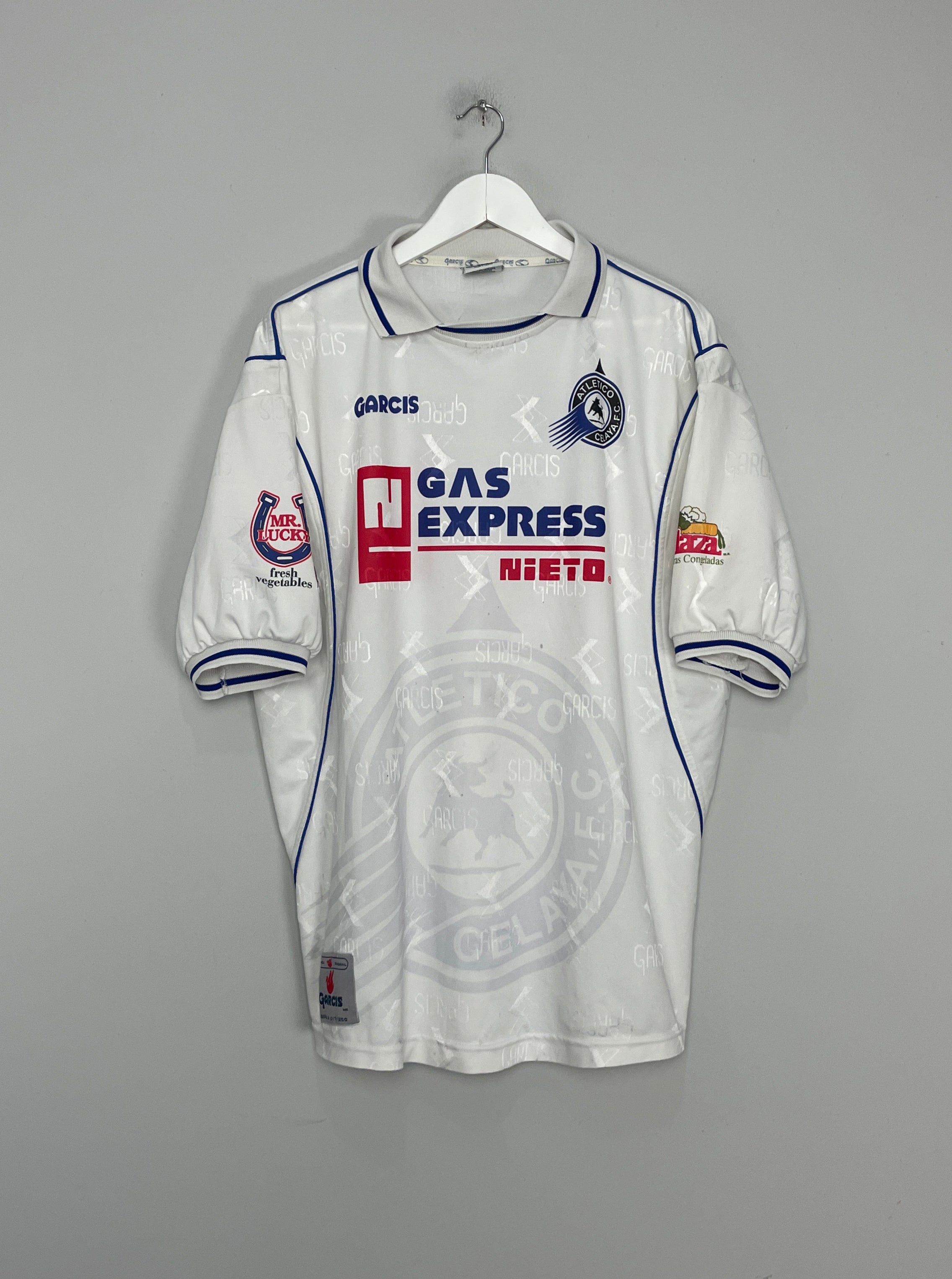 1999/00 ATLETICO CELAYA HOME SHIRT (XL) GARCIS