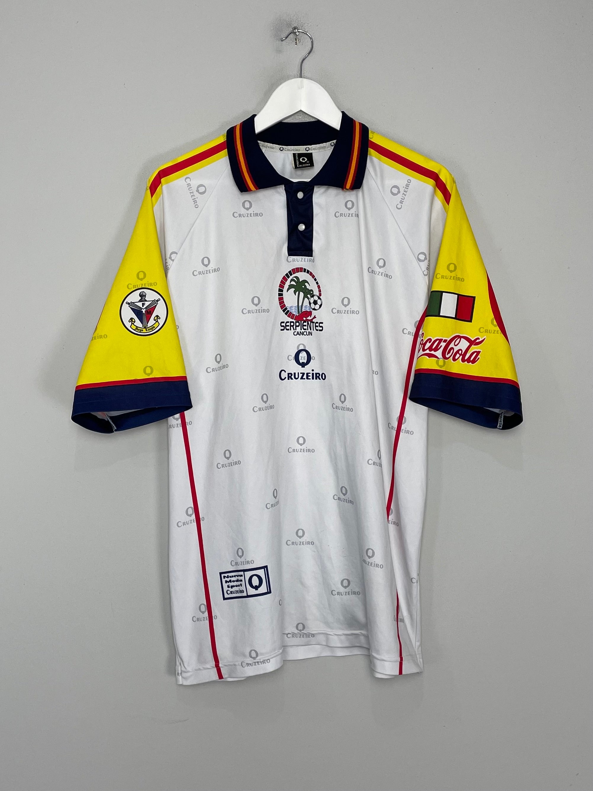 1997/00 SERPIENTES DE CANCUN AWAY SHIRT (L) CRUZEIRO