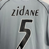 2005/06 REAL MADRID ZIDANE #5 THIRD SHIRT (M) ADIDAS