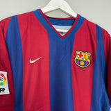 2002/03 BARCELONA RIQUELME #10 HOME SHIRT (M) NIKE