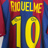 2002/03 BARCELONA RIQUELME #10 HOME SHIRT (M) NIKE