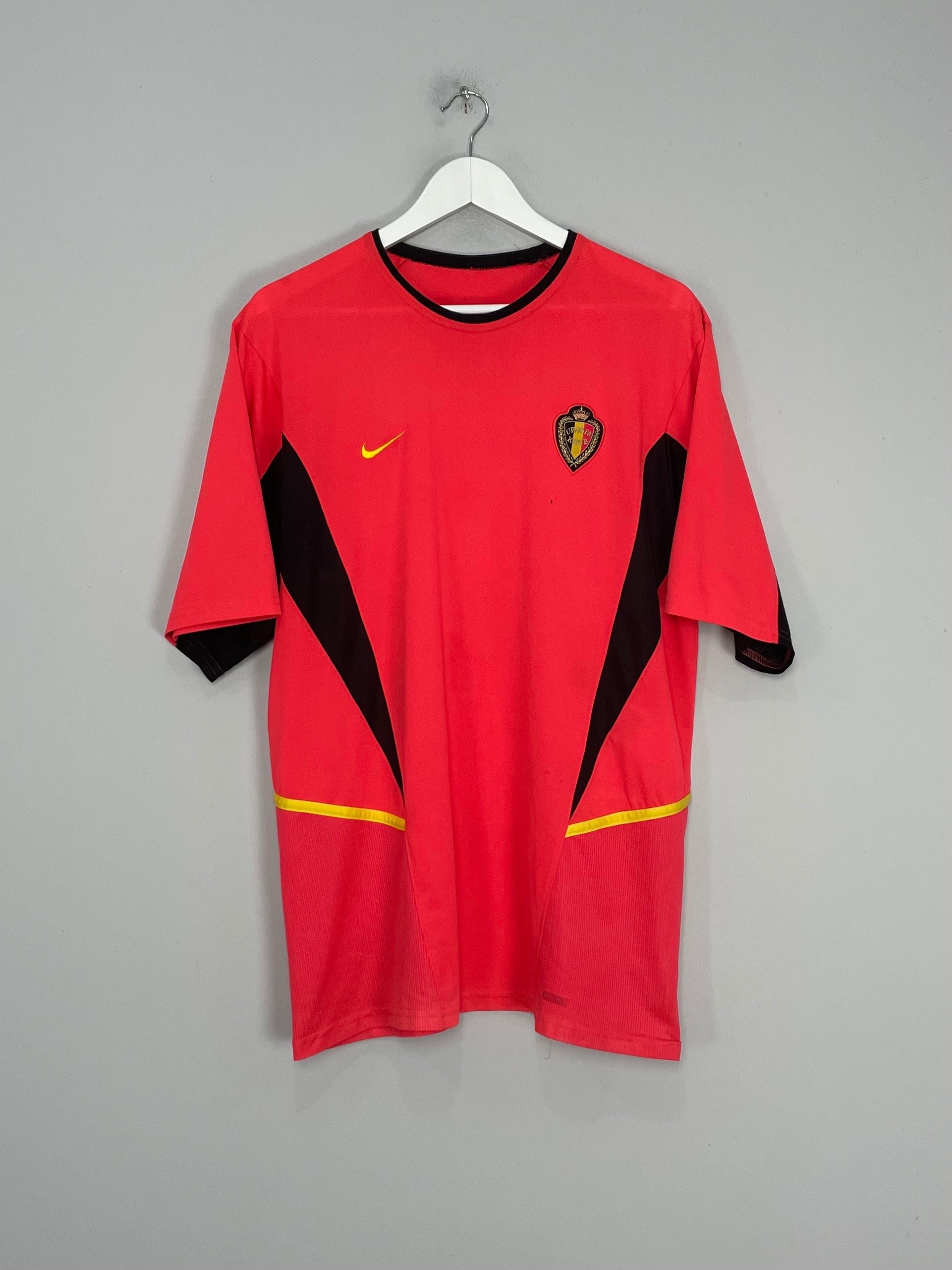 2002/04 BELGIUM HOME SHIRT (L) NIKE