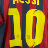 2013/14 BARCELONA MESSI #10 HOME SHIRT (M) NIKE