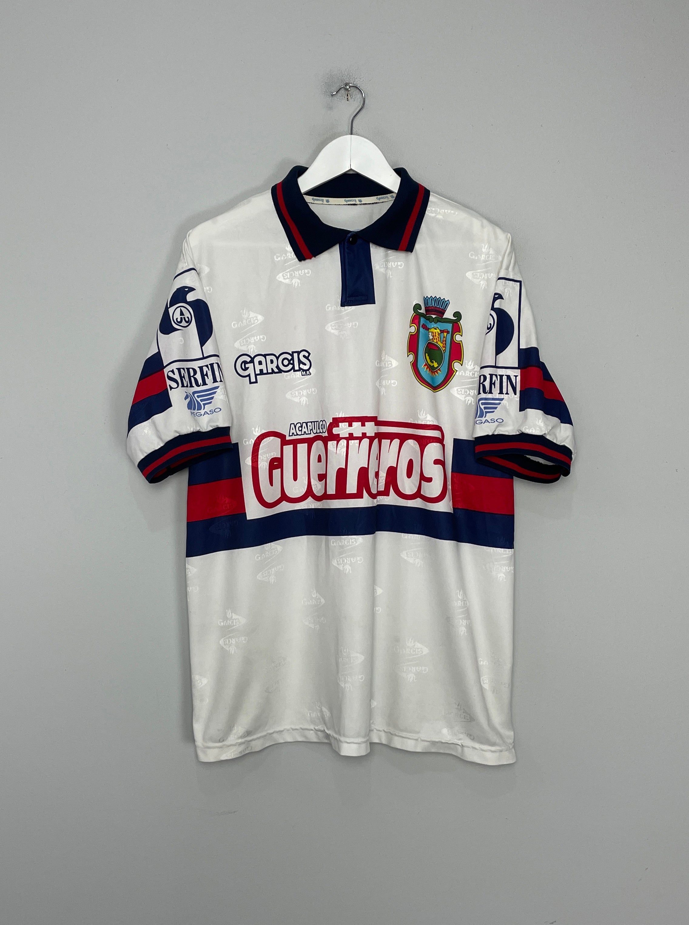 2001/02 GUERREROS DE ACAPULCO #11 HOME SHIRT (L) GARCIS