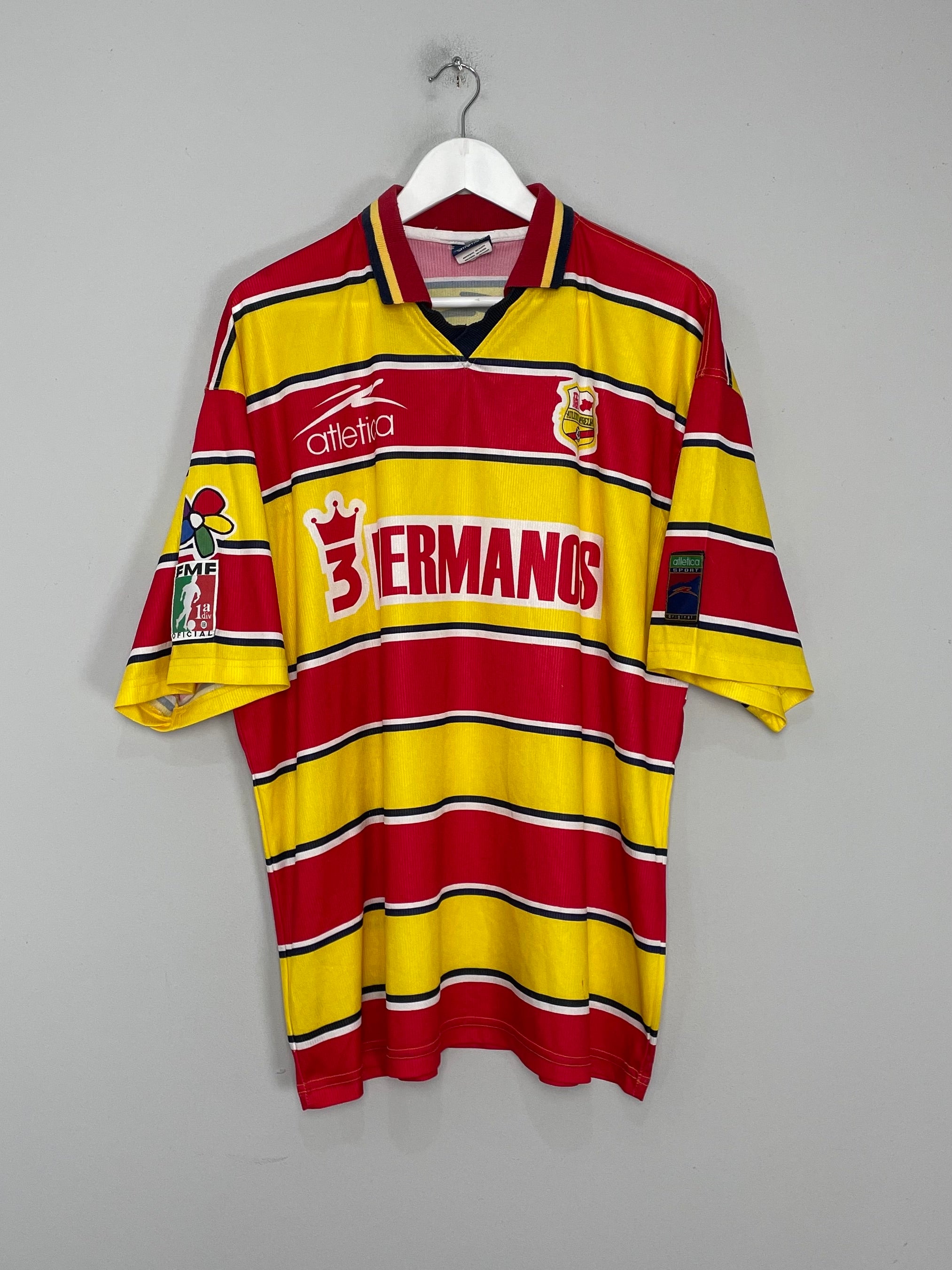 1998/99 MONARCAS MORELIA HOME SHIRT (XL) ATLETICA