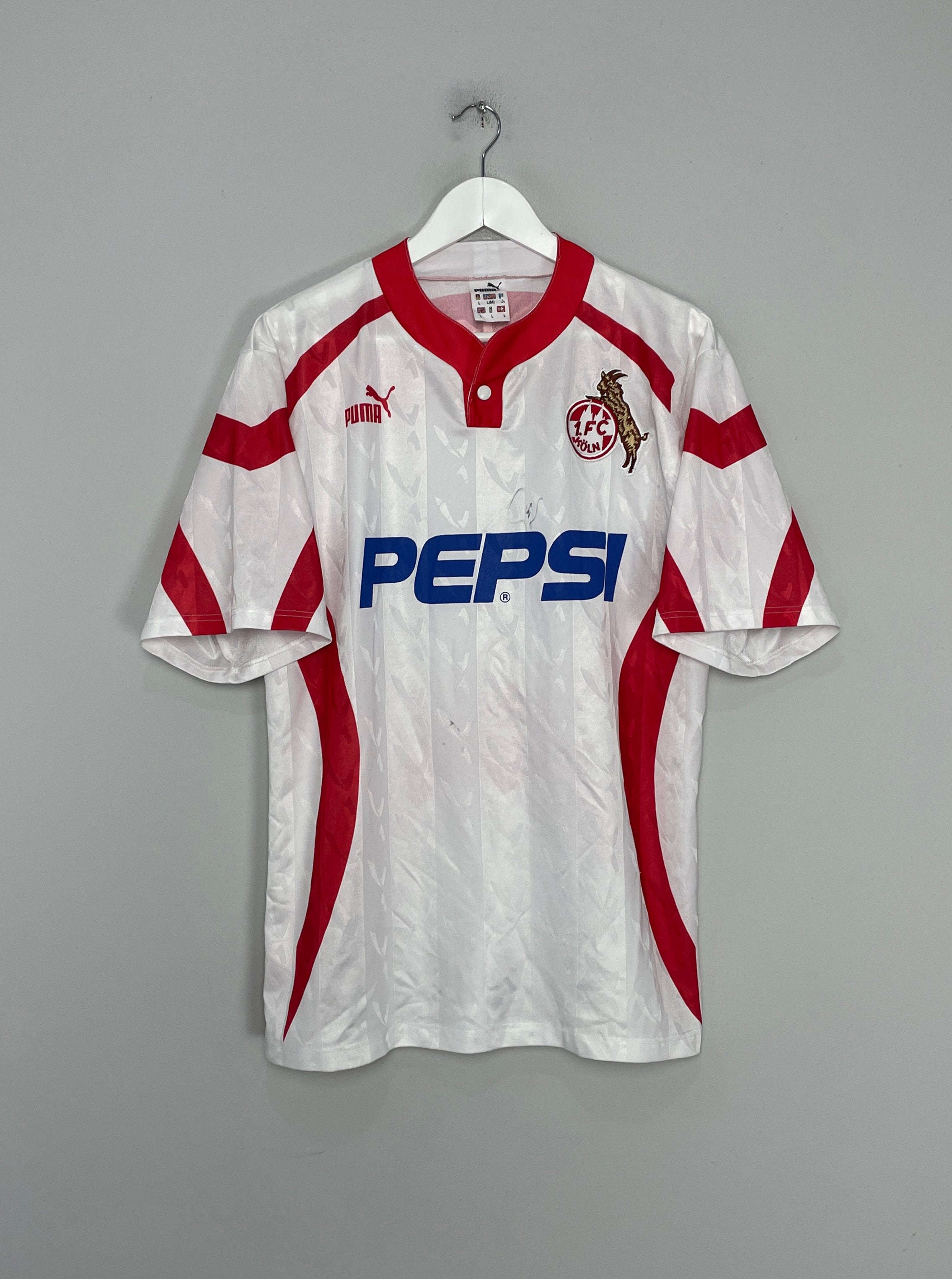 1993/94 FC KOLN *SIGNED* HOME SHIRT (M) PUMA