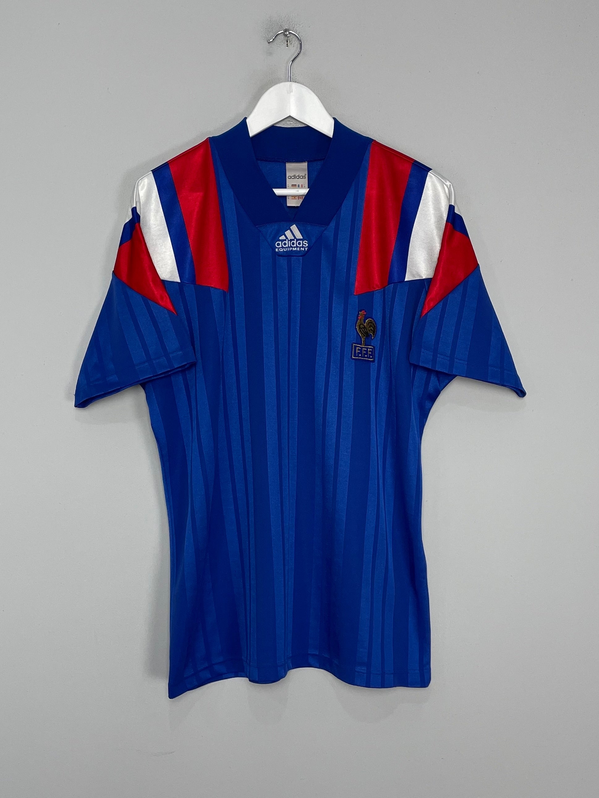 1992/94 FRANCE HOME SHIRT (M) ADIDAS