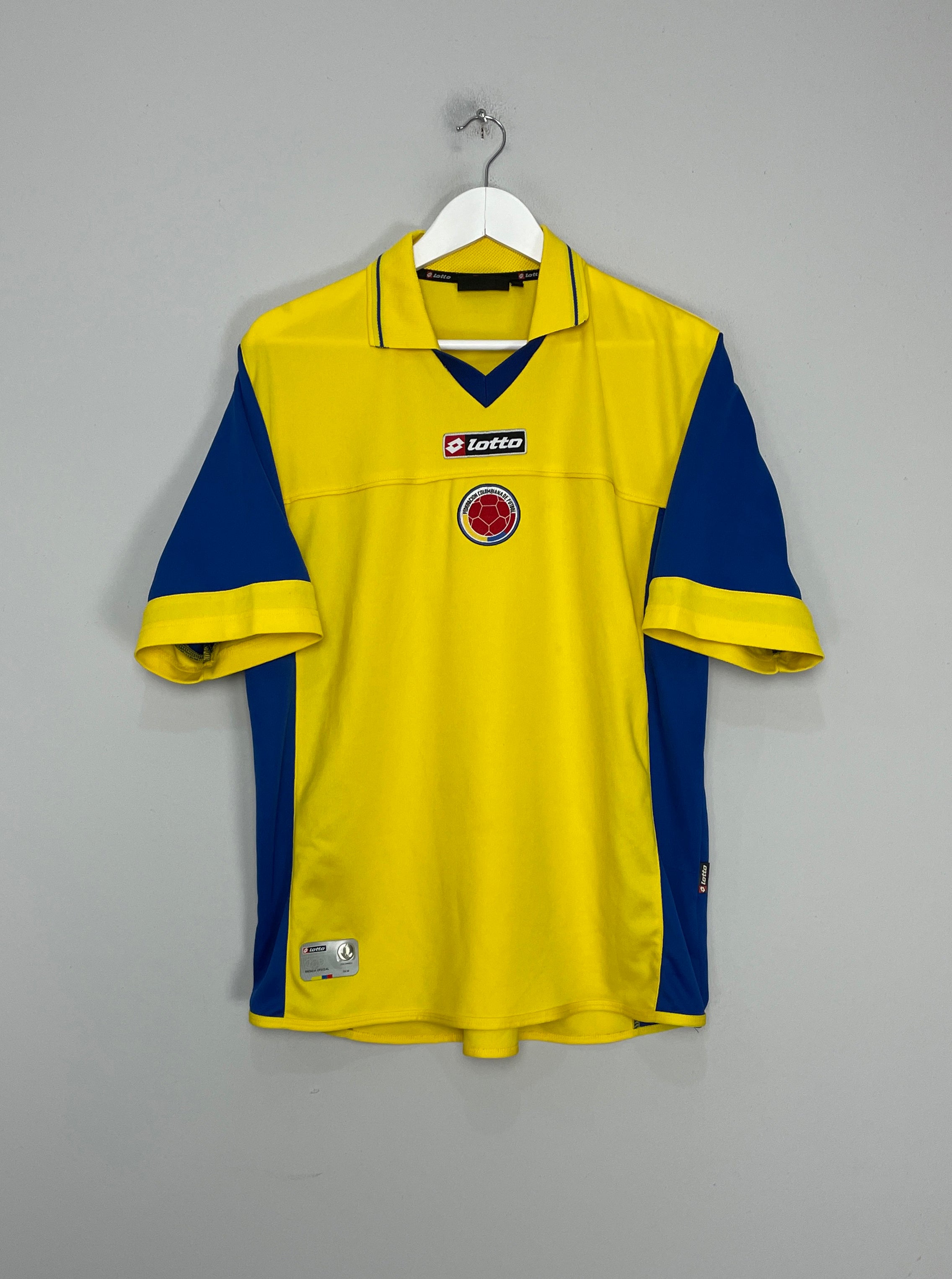 2003/04 COLOMBIA HOME SHIRT (XL) LOTTO