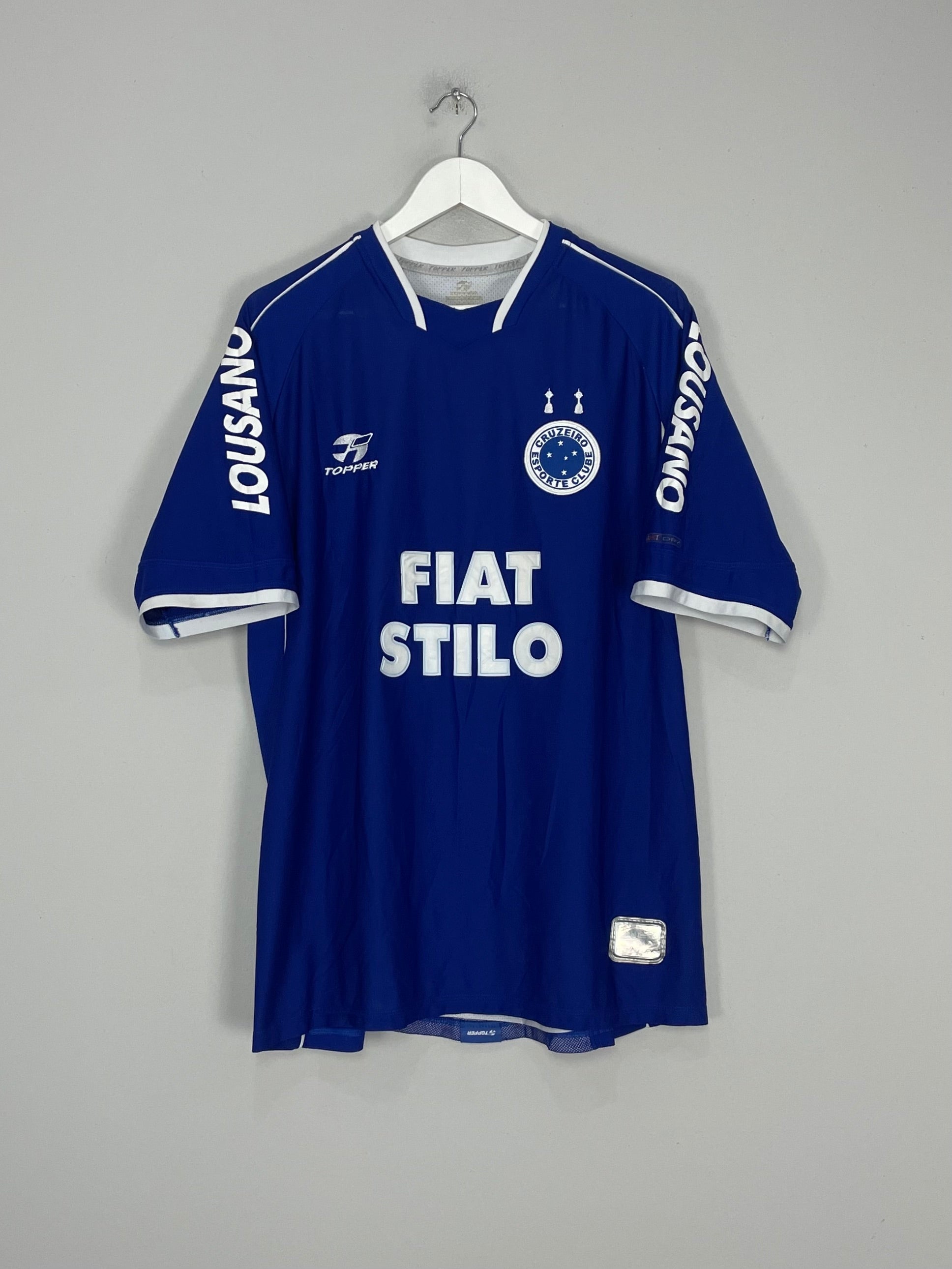 2003 CRUZEIRO #9 HOME SHIRT (L) TOPPER