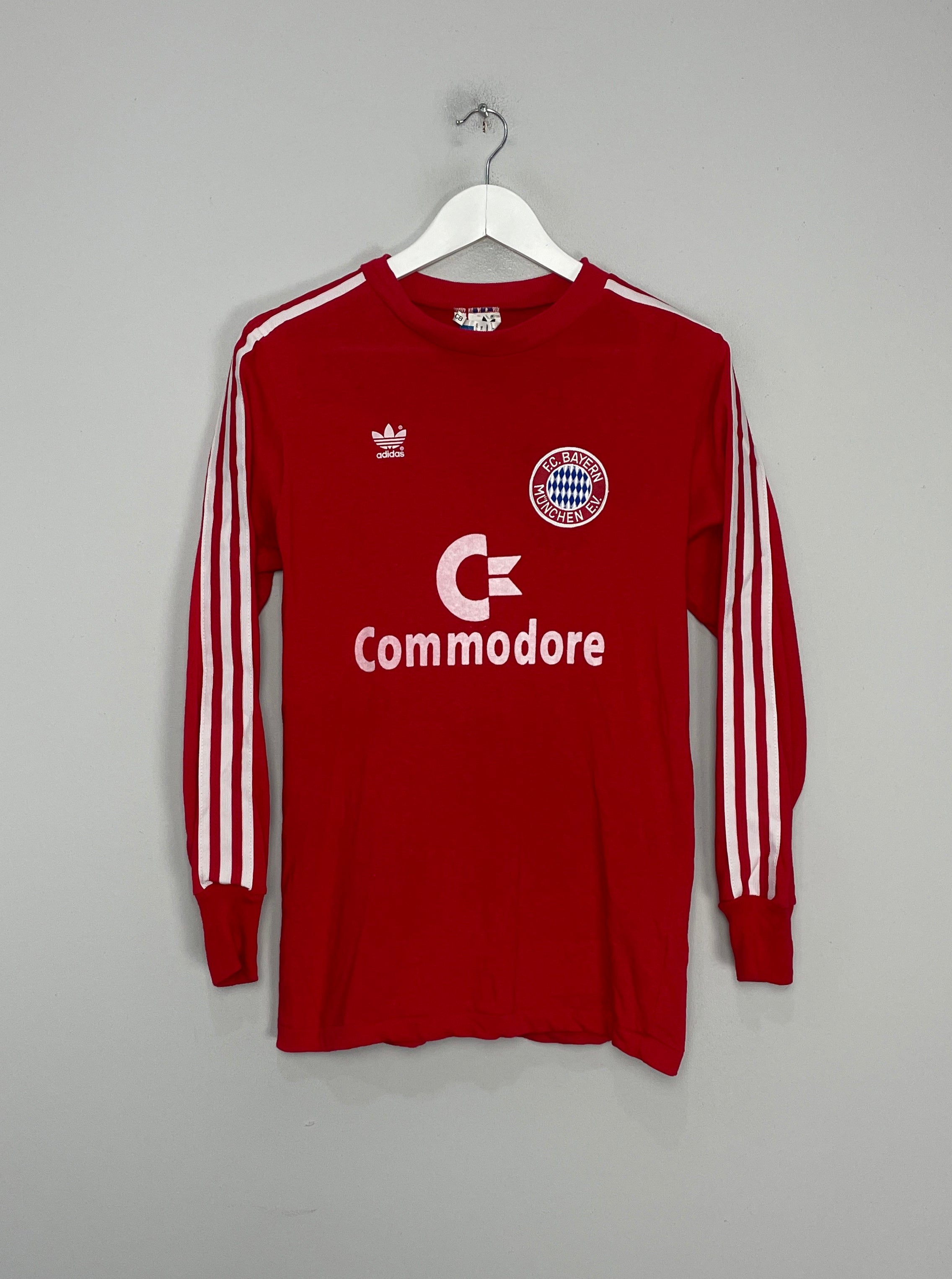 1984/89 BAYERN MUNICH L/S HOME SHIRT (M) ADIDAS