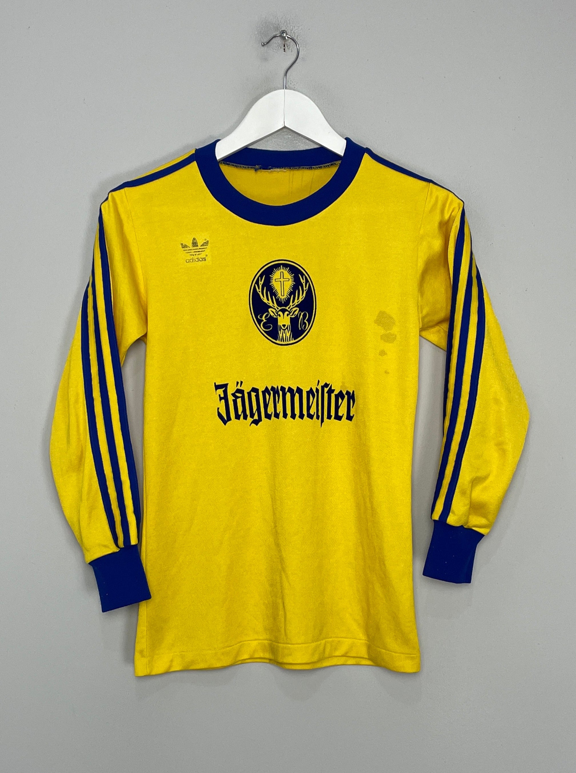 1979/81 EINTRACHT BRAUNSCHWEIG L/S HOME SHIRT (S) ADIDAS