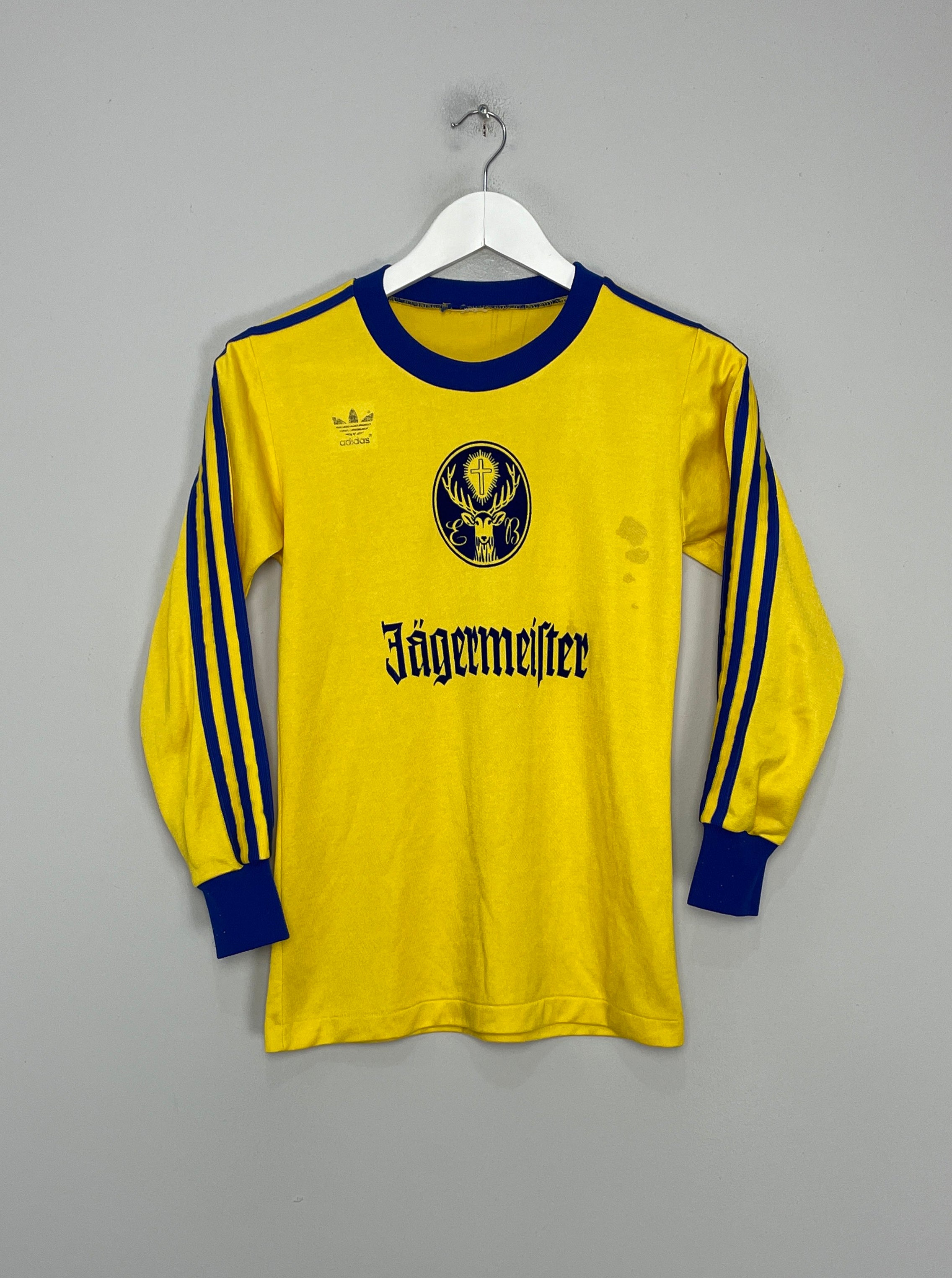 1979/81 EINTRACHT BRAUNSCHWEIG L/S HOME SHIRT (S) ADIDAS