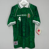 1999 MEXICO MARQUEZ #4 *BNWT* HOME SHIRT (L) GARCIS