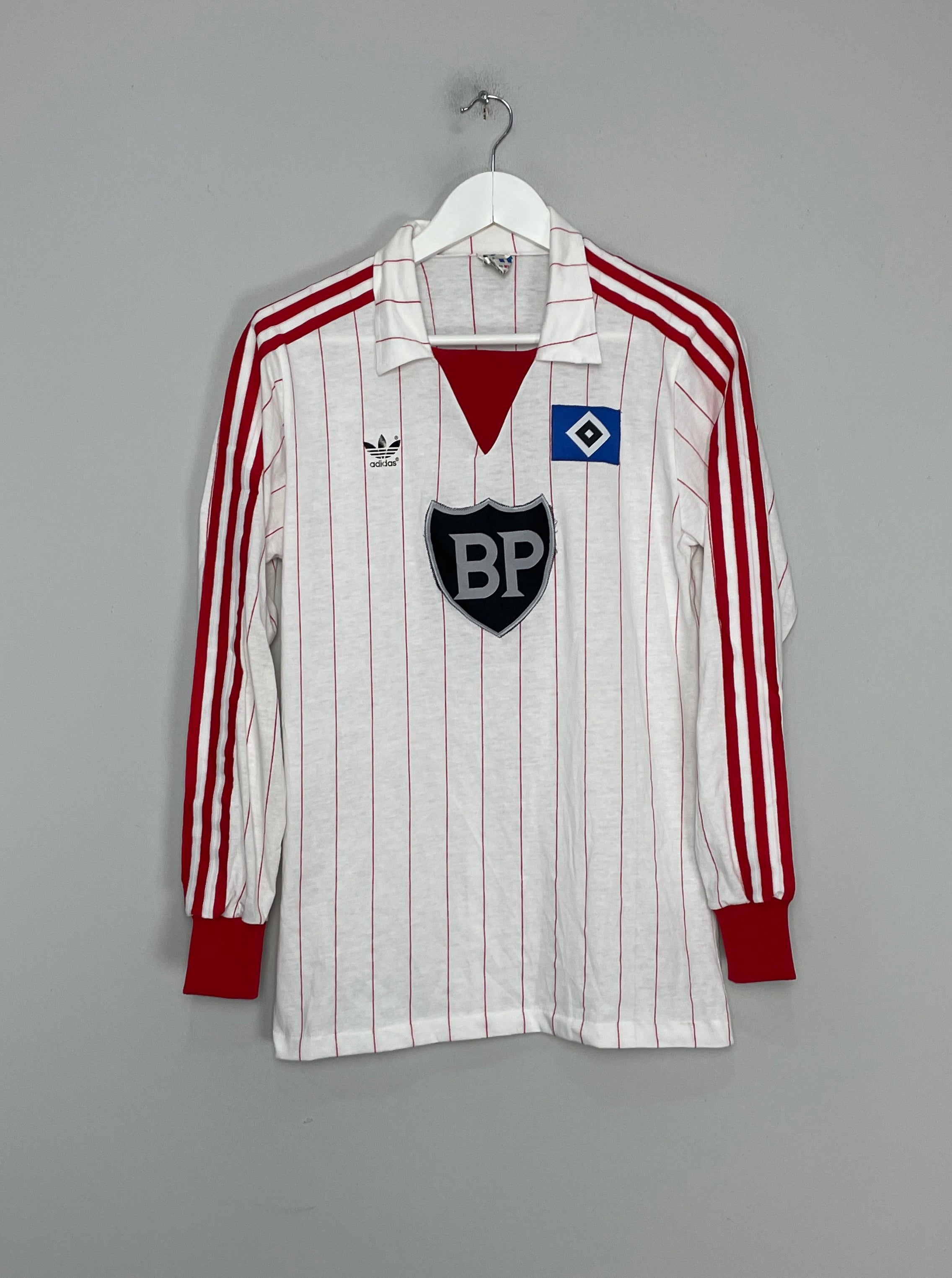 1981/83 HAMBURG L/S HOME SHIRT (M) ADIDAS