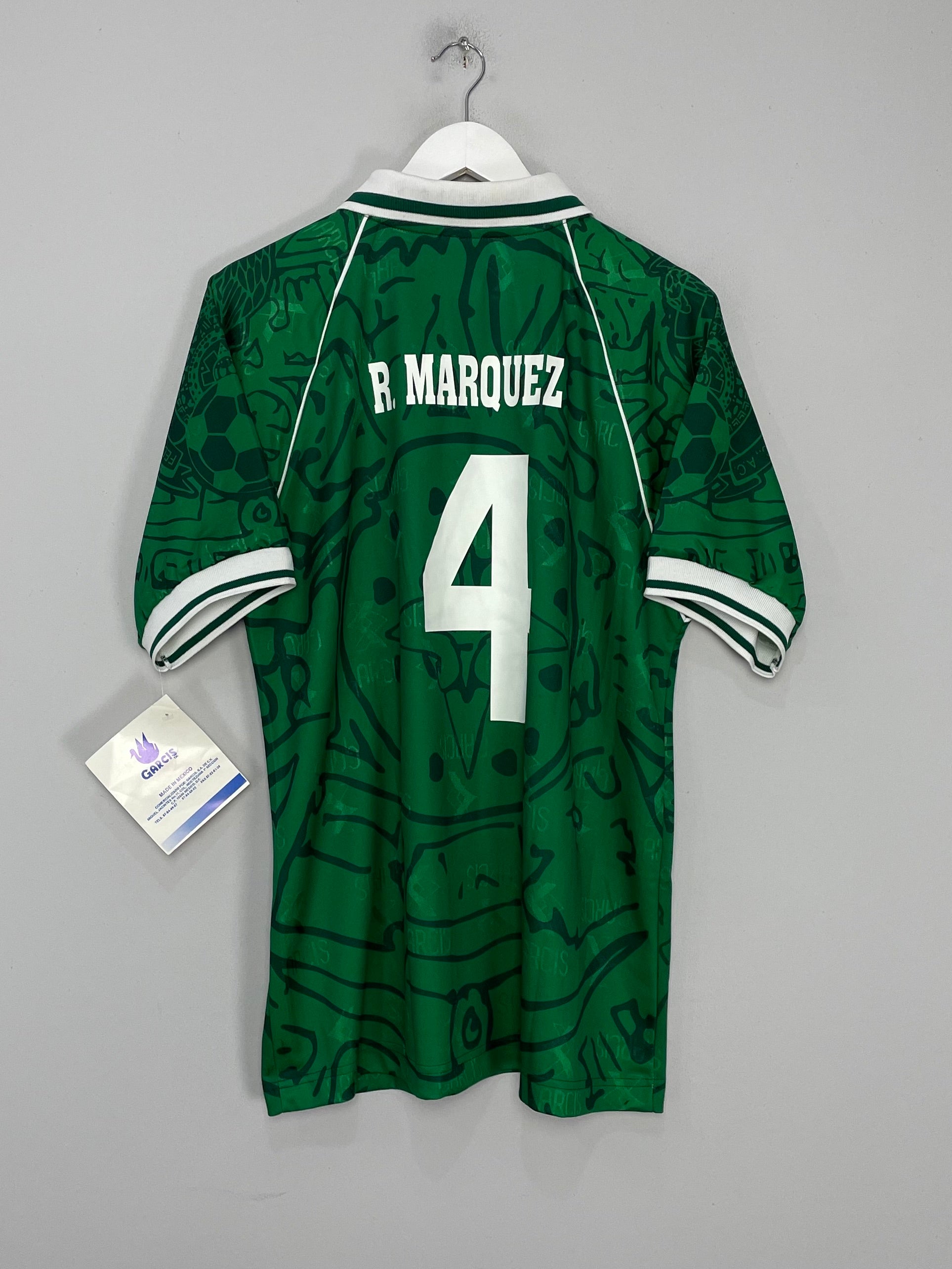 1999 MEXICO MARQUEZ #4 *BNWT* HOME SHIRT (L) GARCIS