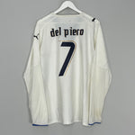 2006 ITALY DEL PIERO #7 L/S AWAY SHIRT (XL) PUMA