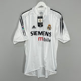 2003/04 REAL MADRID ZIDANE #5 *BNWT* HOME SHIRT (L) ADIDAS