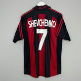 Image of the AC Milan Shevchenko shirt from the 2000/02 season