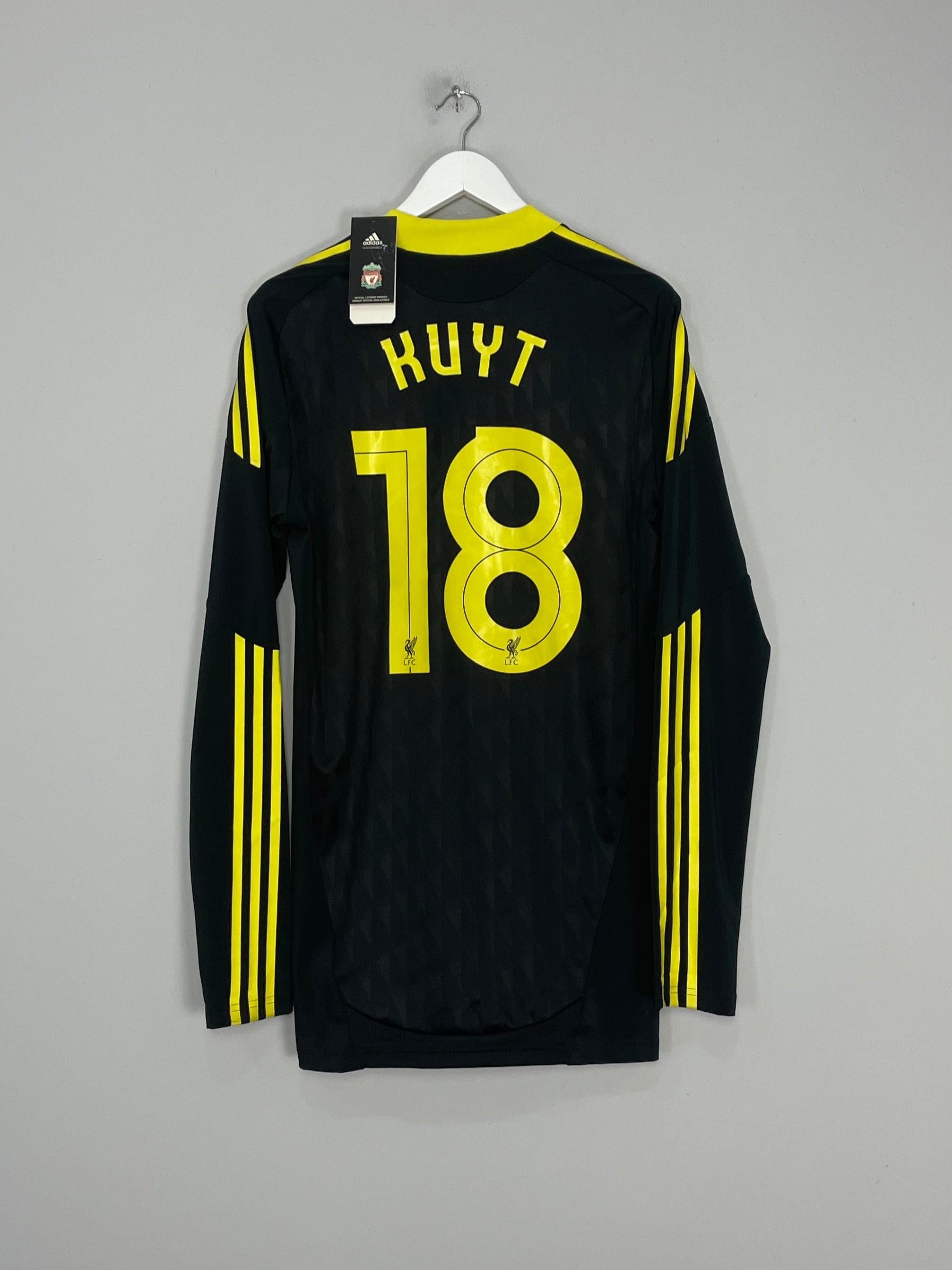 2010/11 LIVERPOOL KUYT #18 *PLAYER ISSUE* BNWT L/S THIRD SHIRT (XL) ADIDAS