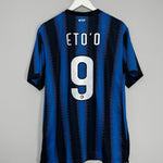 2010/11 INTER MILAN ETO'O #9 HOME SHIRT (XL) NIKE