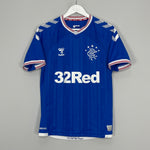 Image of the Rangers home shirt from the 2019/20 season