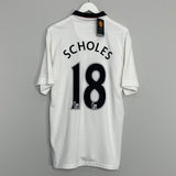 2014/15 MANCHESTER UNITED SCHOLES #18 *BNWT* AWAY SHIRT (XL) NIKE