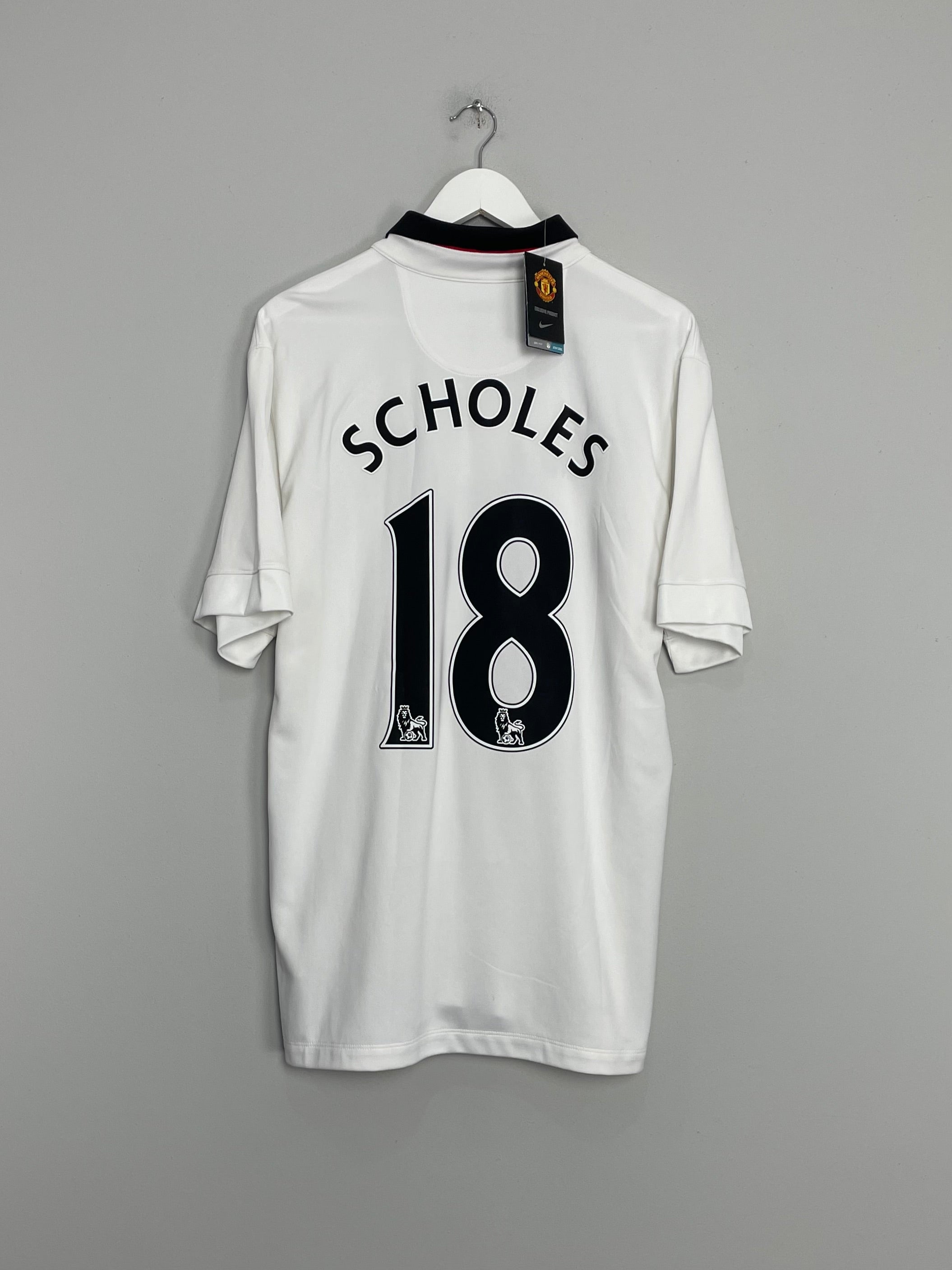 2014/15 MANCHESTER UNITED SCHOLES #18 *BNWT* AWAY SHIRT (XL) NIKE